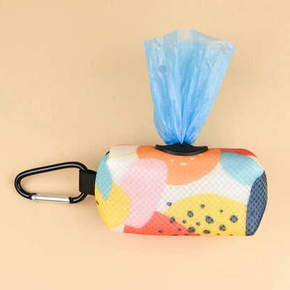 1pcs Colorful Design Dog Poo Bag Holder Dispenser Durable Use For Dog Leash Attachment (Without Poo Bag And Leash)