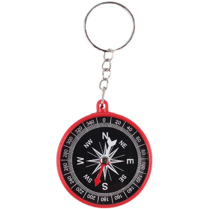 Outdoor Compasses Keychain,Children Mini Compasses Keychain Portable Easy Hanging Key Chains Accessories For School,Outdoors