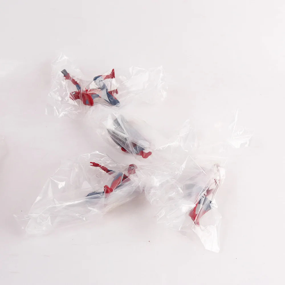 4PCS Hasbro Marvel Spider Man Superhero Spiderman 7-9cm Action Figure Spider-Man Anime Collection Mini Toys Model Children Gift
