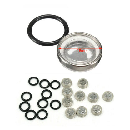 18mm/14mm/12mm/10mm Master Brake Cylinder Reservoir Sight Glass Motorcycle Dirt Bike Gasket
