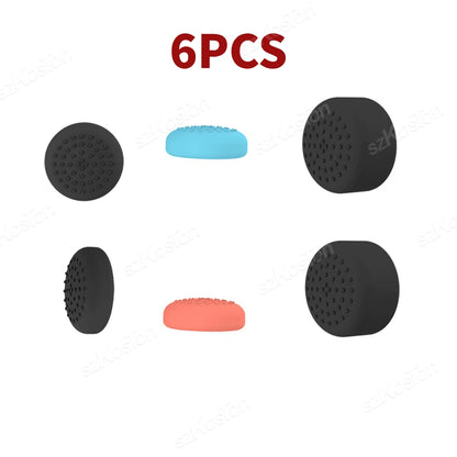4/6 PCS No-Slip Silicone Thumb Grips Caps for Switch 2 Joy-Con Controller Joystick Cover for NS Switch2 Gaming Accessories