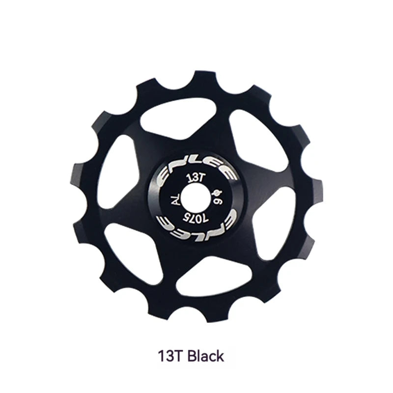 ENLEE Bike Aluminum Alloy Guide Wheel Pulley Rear Derailleur 11T 13T Guide MTB Ceramic Bearing Jockey Wheel For 4/5/6MM
