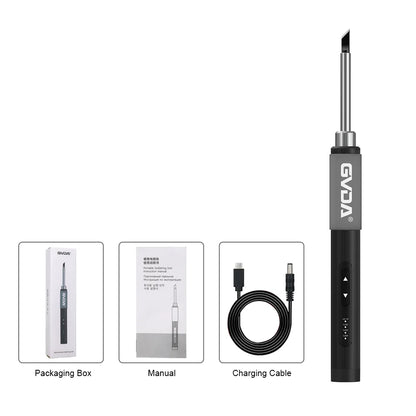 GVDA Electric Soldering Iron Welding Tool Ceramic Heater Welding Solder Rework Station Repair Heat Pencil Portable Soldering Pen