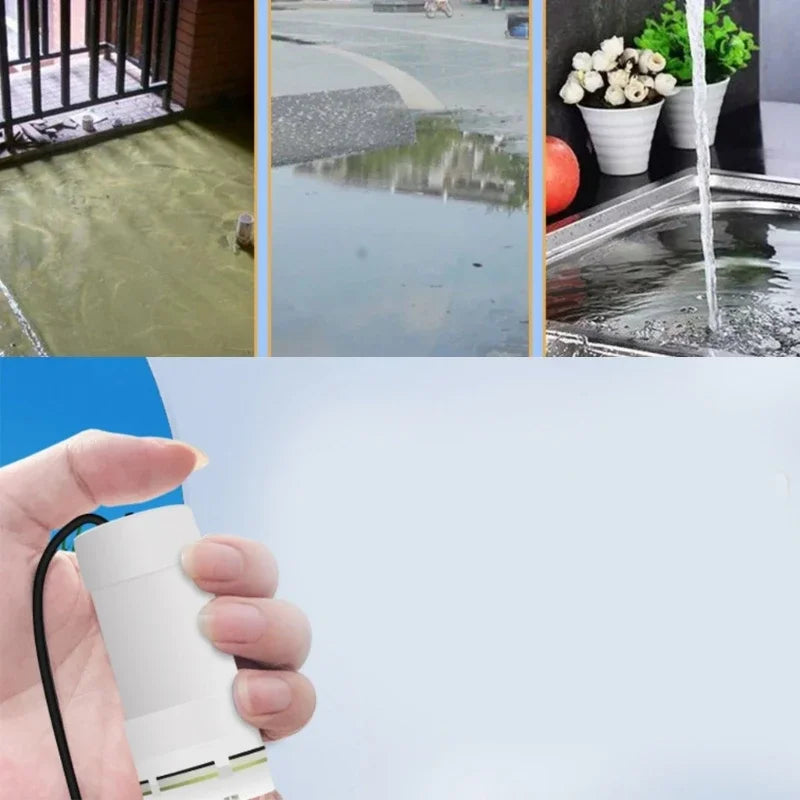 New Fish Tank Water Changer 5V 2A Electric Suction Plus Drainer USB Connector Small Vacuum Mini Powerful Electric Water Pump