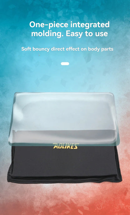 AOLIKES 1PCS Hot and Cold Relief Gel Knee Sleeve,Heat or Ice Therapy for Knee Relief,Contoured Hydrogel Design for Comfort
