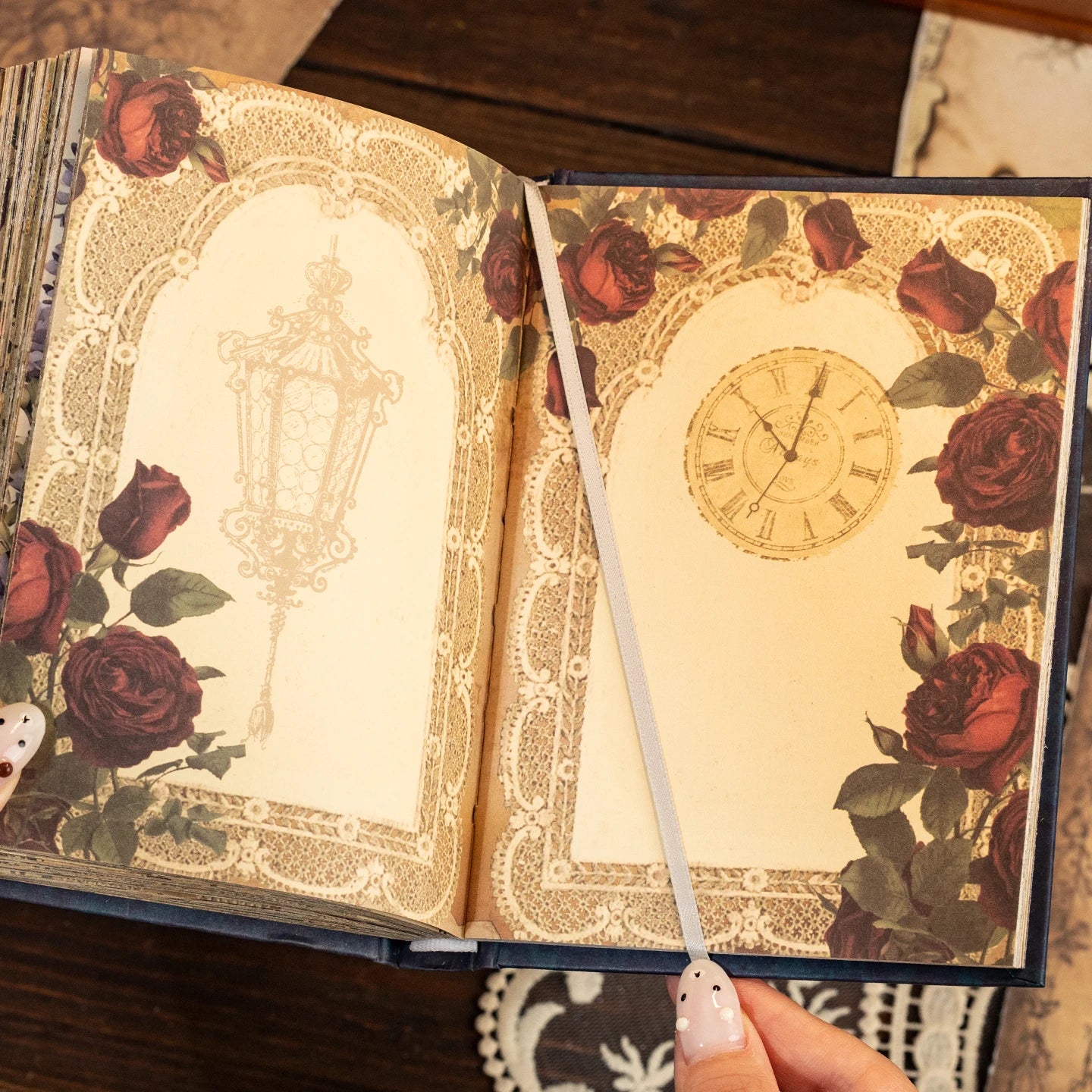 Mr.Paper 192pcs Vintage Style Notebook Set, Gold Foil Writing Pad for Journaling Note Taking, Retro Stationery Paper Sheets