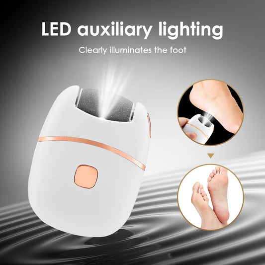 Electric Foot Grinder USB Charge Foot Callus Remover Pedicure Tools Foot File Feet Care Dead Heel Cracked Dead Skin Scrubber