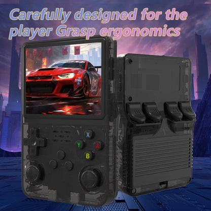 R36S Portable Handheld Game Console 3.5 Inch IPS Screen 640x480 Resolution 64GB Built-in Memory Classic Games Preloaded