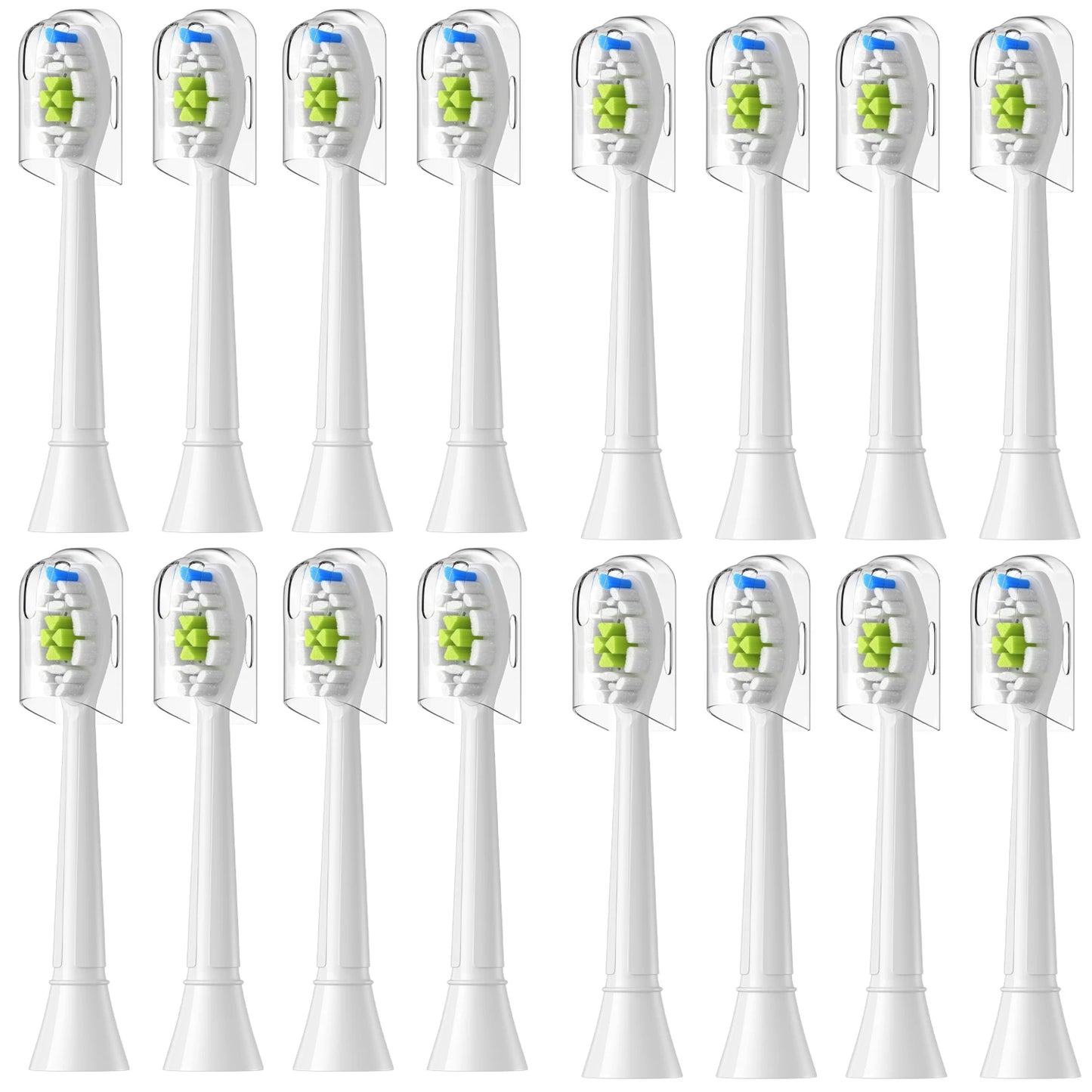 Replacement Brush Heads Compatible with Philips Sonicare Electric Toothbrush Fit for EasyClean, Gum Health, FlexCare, Healthy