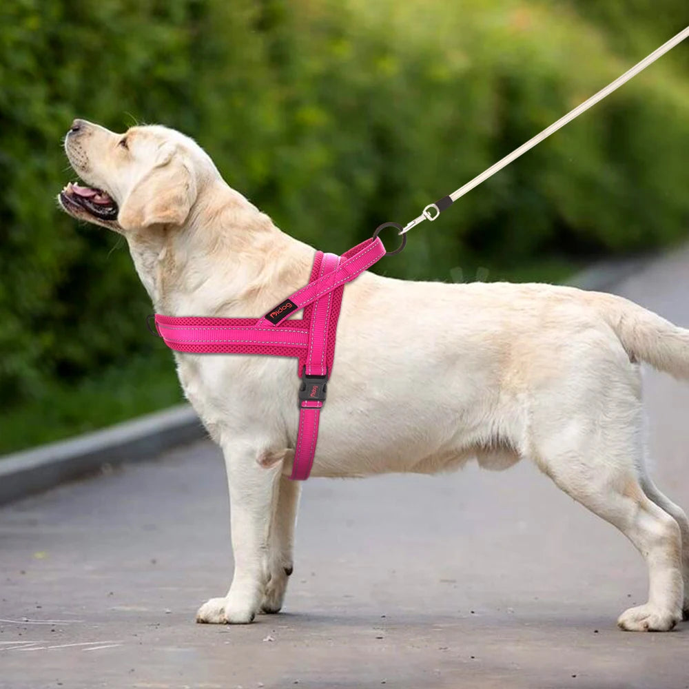 No Pull Dog Harness Soft Padded Dog Harnesses Vest Reflective Pet Training Harnesses Durable For Small Medium Large Dogs Bulldog