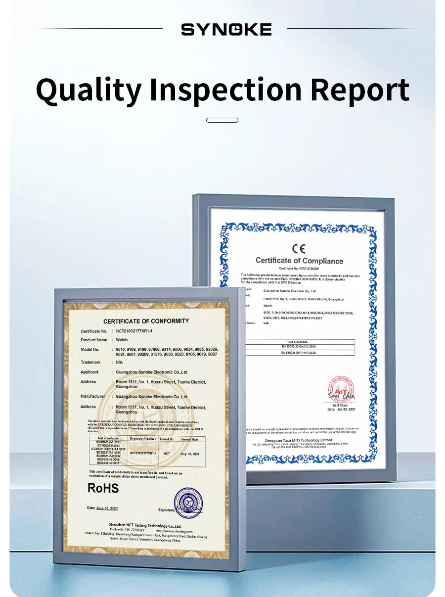 SYNOKE Digital Watch Student Electronic Outdoor Sports Boy Luminous Waterproof MultiFunction Watch Retro Square Watch