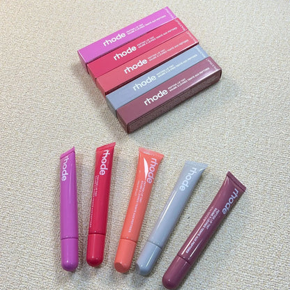 Rhode Skin Spring Lip Gloss Lip Balm Smoothing Lipstick Lines Lasting Nourishing Women Daily Care Makeup Moisturizer Blush Girl