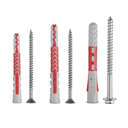 Dual-Color Expansion Screws – Wall Anchors for Hollow Bricks Foam Walls & Aerated Blocks | Home & Engineering Expansion Bolts