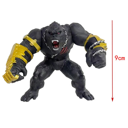 9cm aGodzilla vs King Konged 2 The New Empire The Rise of Roaring Robot Arm King Kong and Roaring Chain King Kong Figure