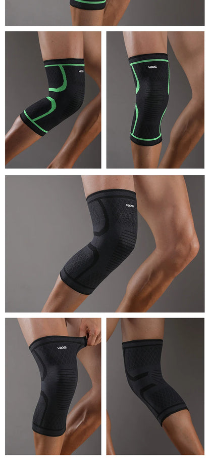 1 Pc Elastic Breathable Compression Knee Support Sleeve for Basketball Running Cycling