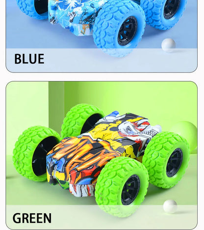Children's Toy Car Fun Double-Sided Car Inertial Safety Anti-Collision Anti-Fall Kids Model Sliding Off-Road Vehicle