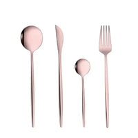 4pcs cutlery silver