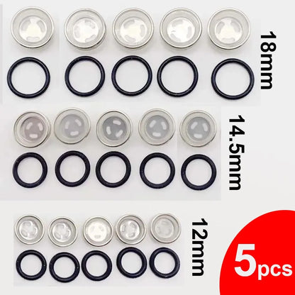 Motorcycle Upper Pump Master Cylinder Brake Pump Oil Window Mirror Sight Glass Rubber Gasket 18mm 14mm 12mm