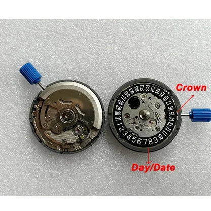 Japan Genuine NH35 Automatic Mechanical Movement High Accuracy 24 Jewels Mod Watch Replacement NH35A Date at 3H 3.8H 6H