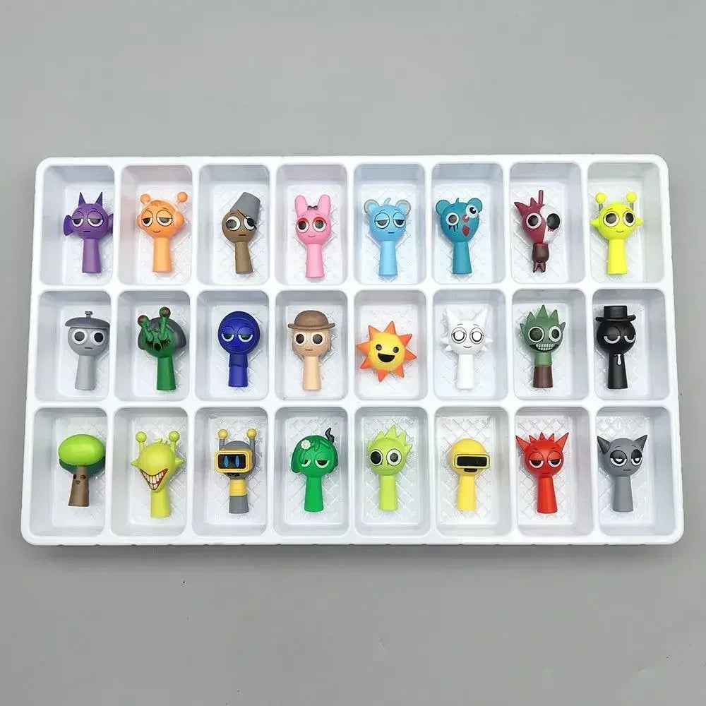 2025 new 24pcs/48pcs Sprunki Figures Mode Toys Sprunki Incredi box Anime Action Figures Sprunki Game Cartoon