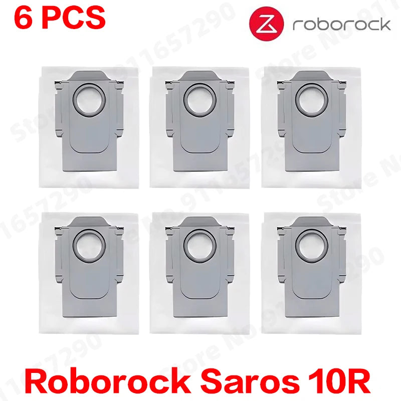 Roborock Saros 10R Spare Parts Main Side Brush Hepa Filter Mop Cloth Dust Bag Accessories Robot Vacuums Kit