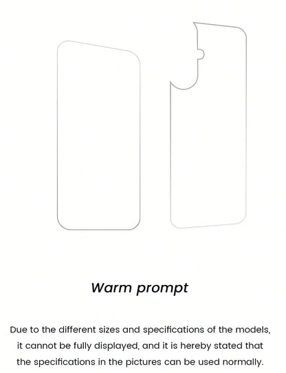 NNBILI 2pcs/Set Matte Base Lens Film + Matte PET Back Film For IPhone 17 Pro Max/17 Pro/17 Phone Accessories Minimalist Design