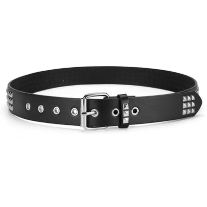 Trend Rivet Belt Heavy Metal Belt Men Women Punk Nightclub Rock Style Belt Jeans Belt Y2K Belt Fashion Decoration Women's Belts
