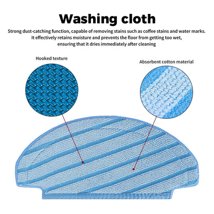 Accessories For ECOVACS Deebot T8 AIVI N8 Pro AIVI N9 N10 N10 Plus Side Brush,Main Brush,  Filter, Dust Bag,Hepa Filter