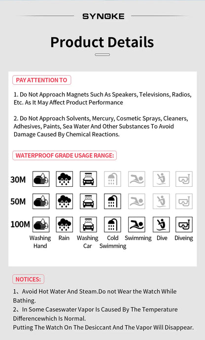 Outdoor Sport Watch Men Alarm Chrono Clock 5Bar Waterproof Military Watches LED Display Shock Digital Watch Thin Design