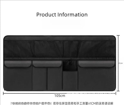 JFBONIN Car Trunk Storage Bag SUV Car Seat Back Hanging Bag Multi Functional Storage Mesh Bag Car Interior Storage Items