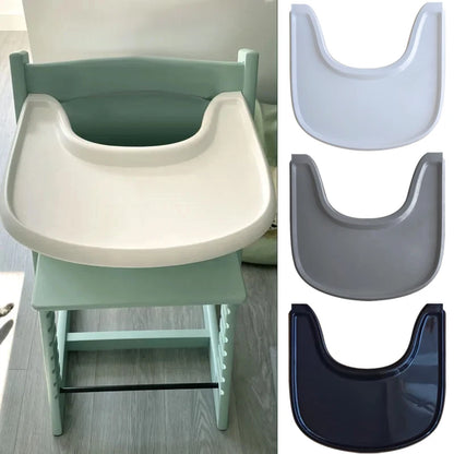 For Growth Chair Dining Plate Babies Feeding Chair Dining Table Plate ABS High Seat Tray Children Dining Chair Accessories