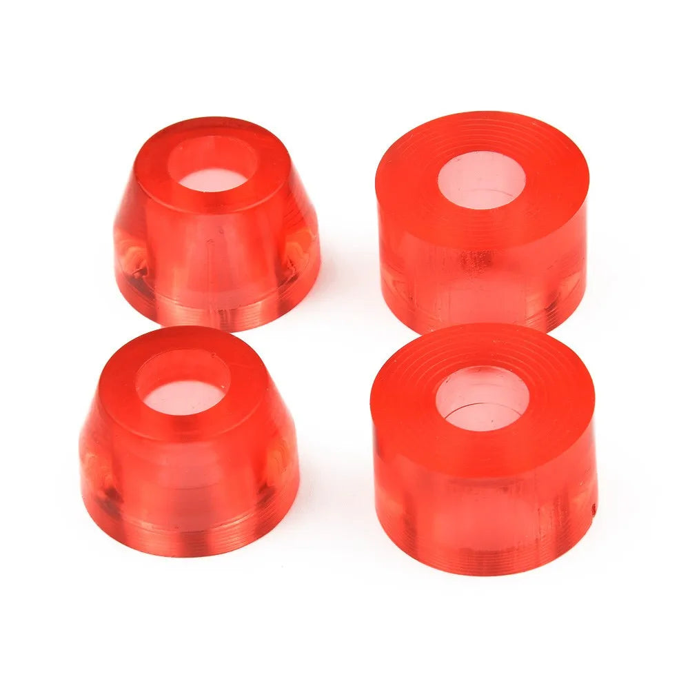 4Pcs 85A 95A 100A Skateboard Truck Bushings Longboard Replacement Pivot Cups Shockproof Skateboard Accessories Pivot Tube Parts