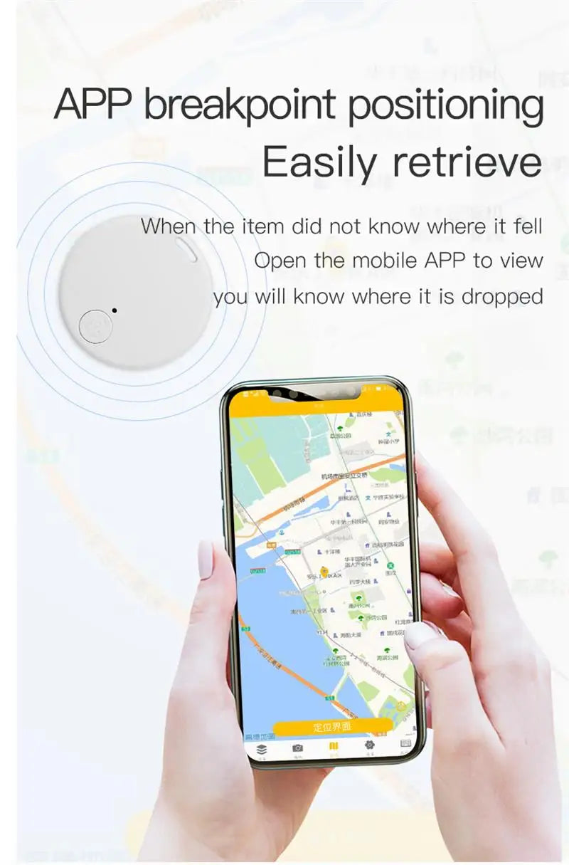 Mini GPS Tracker Bluetooth 5.0 Pet elderly Kids Wallet Tracking Smart Finder Locator Car Locator For IOS Android New