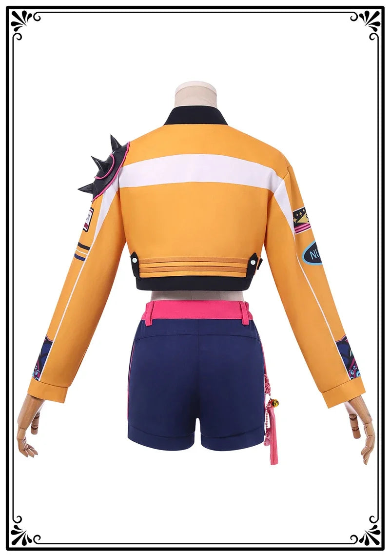 2026 KPop Rumi Cosplay Costume Wig Women Girls Halloween Carnival Comic-con Party Role Playing Outfits