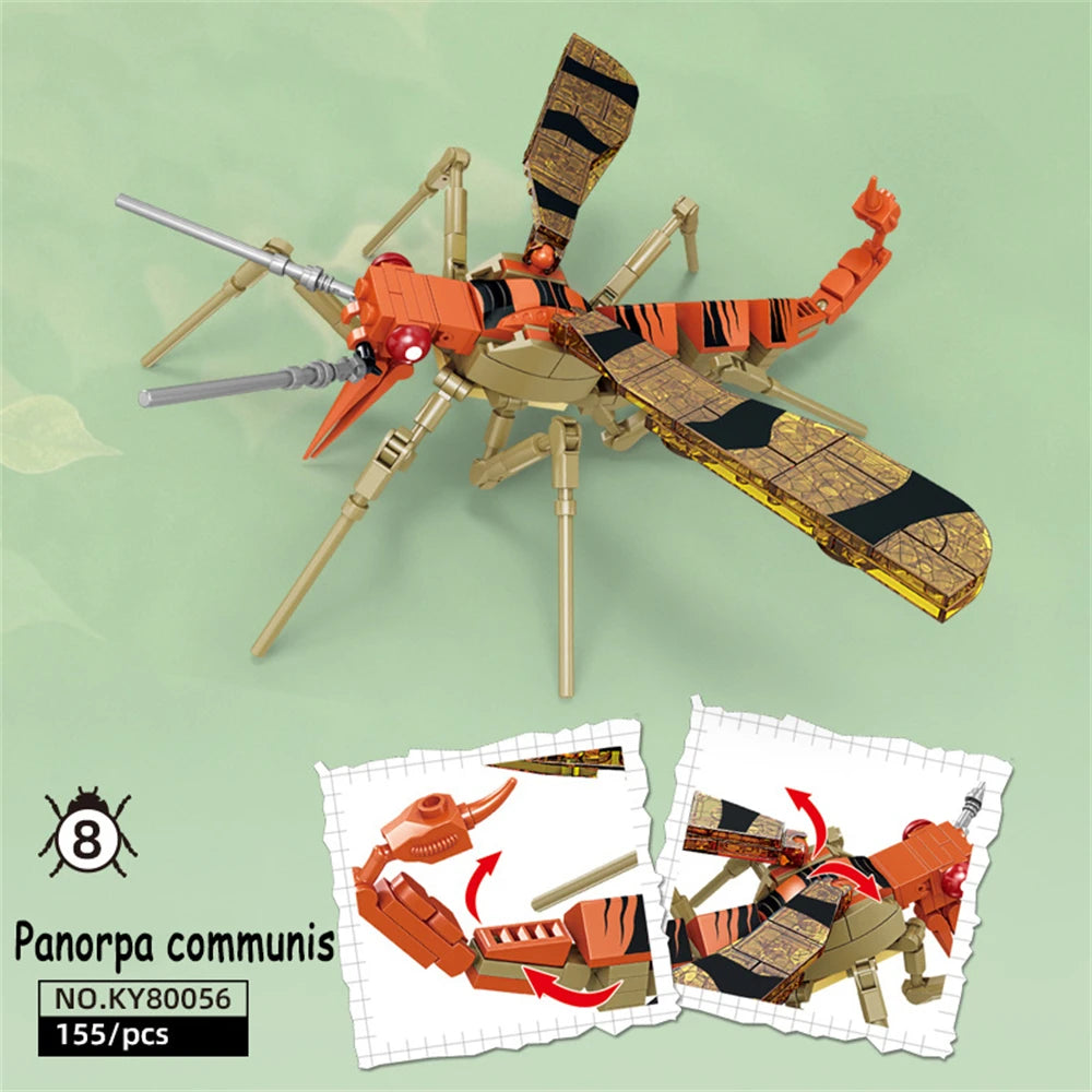 Mosquito Insects Building Blocks Toys Set - Long-Lasting Play for Kids, Great Collectible Models Orchid Mantis Redviidae & More
