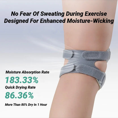 Patella Knee Brace Pro For Meniscus Adjustable Orthopedic Compression Patellar Tendon Support Strap With Pads Pain