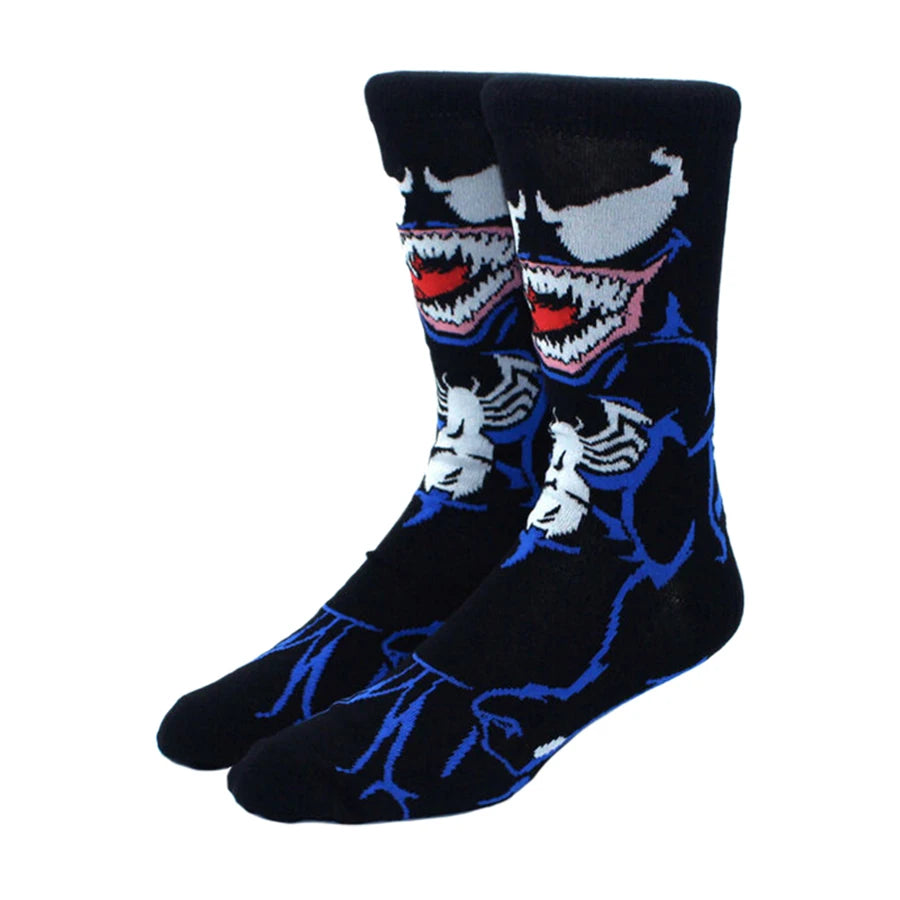 1/5/6/10/20pairs BEAST KINGDOM Novelty Casual Cartoon Anime Socks Men Women Hip Hop Street Fashion Funny Crew Socks