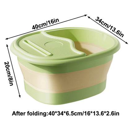 1Pcs Foldable Home Foot Bath Bucket Portable Foot Soak Foot Tub Massage Foot Wash Leisure Health Bucket Foot Bath Basin