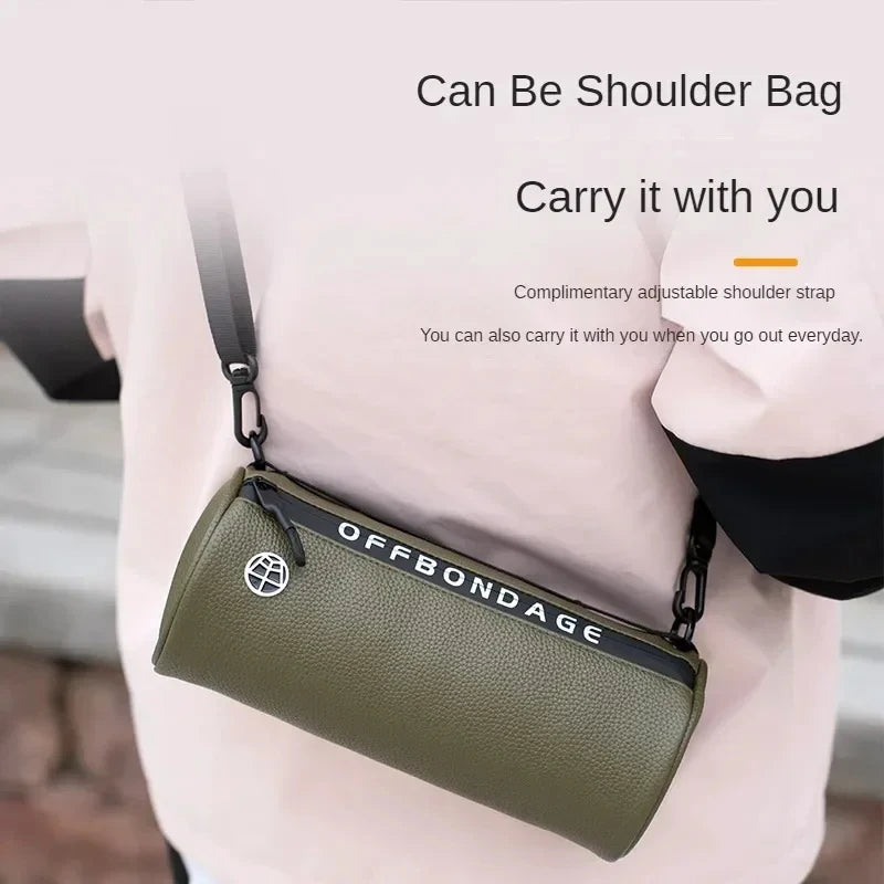 OFFBONDAGE Bicycle Front Tube Bag Large Capacity motorcycle Handlebar Bag Portable Multifunctional Shoulder Bag Bike Waterproof