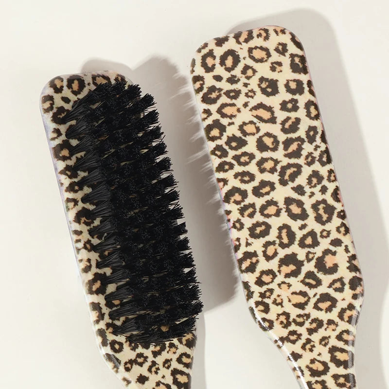 Bristle Slick Back Hair Brush for Sleek Ponytail Bun & Smoothing Baby Hairs, Flyaways, Edge Control - Backcombing & Teasing