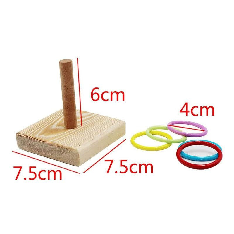 Bird Training Ring Toy Parrot Educational Toys Training Interactive Bird Supplies Bird Toys Random Color