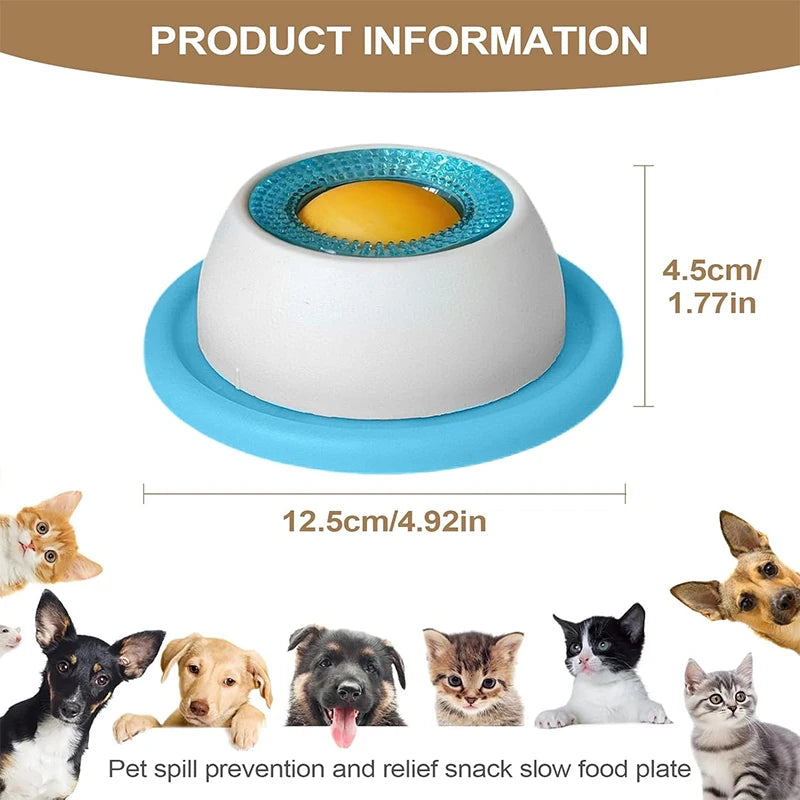 Pet Feeding Dispenser Dog Cat Puppy Lick Toy Puzzle Toys For Bored Pet Slow Feeder Supplies For Healthy Eating Food Crate