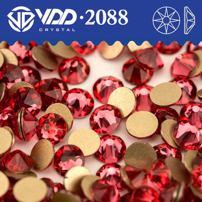 VDD SS16-SS30 High Quality AAAAA 2088 Rhinestones Crystal Flatback 8 Big 8 Small 16cut Stones For DIY Crafts Nail Art Decoration