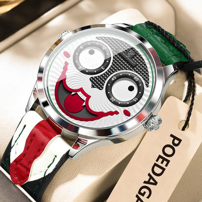 POEDAGAR Original Luxury Watch For Man Waterproof High Quality Male Wristwatch Quartz Leather Sports Fashion Men's Watches Reloj