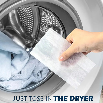 Dryer Sheets Bulk Natural Fabric Softener Plant Lavender Laundry Softener Naturally Pet Clothing Cleaning Aromatherapy Tablets
