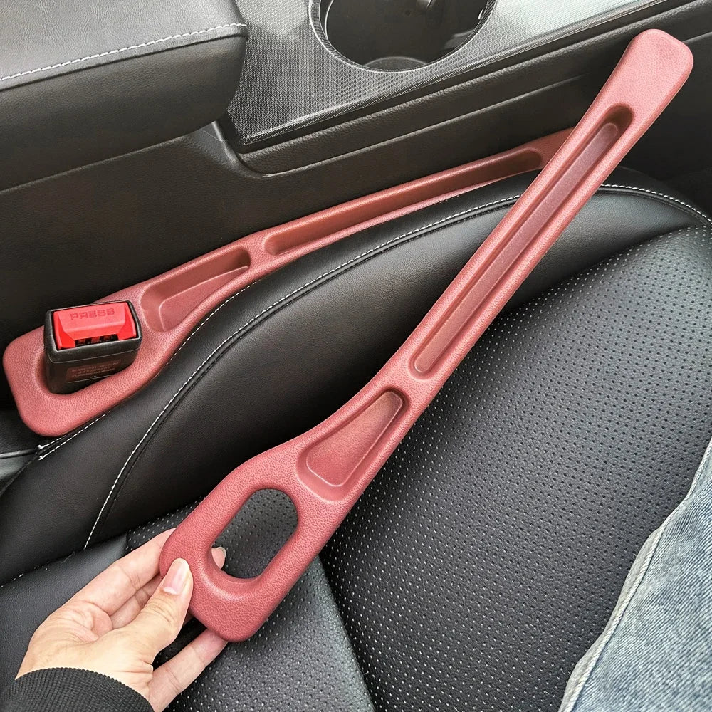 2pcs Car Seat Gap Filler Leak Proof Crevice Storage Organizer Universal Fit Between Seats Console Auto Interior Accessories