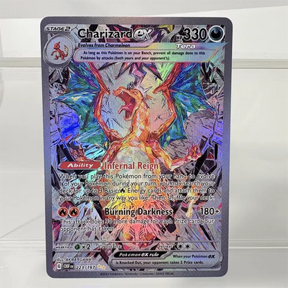 PKM Proxy Card Holographic Sword & Shield Promos and Scarlet & Violet Charizard Hobbies Rare Collection Battle Cards Toys Gifts