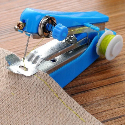 Portable Handheld Mini Sewing Machine, DIY Sewing Tools for Clothing Fabrics and Leather, Home and Outdoor Travel Sewing Tools