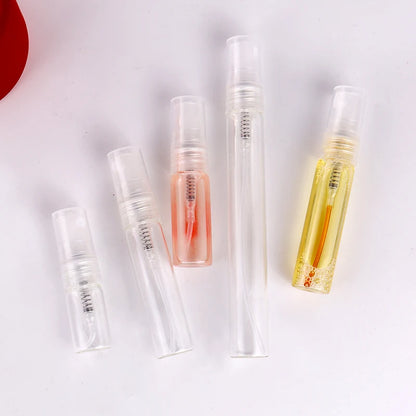 Best Selling 8 Pack 2/3/5/10ml Mini Clear Glass Perfume Bottle Refillable Perfume Bottle Sprayer Portable Travel