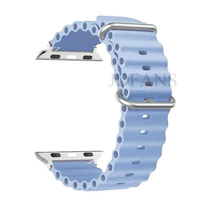 Strap For Apple watch ultra band 49mm 44mm 45mm 41mm 40mm 38mm 44 45 mm 1:1 Original Ocean belt iWatch series 9 10 8 7 se bands